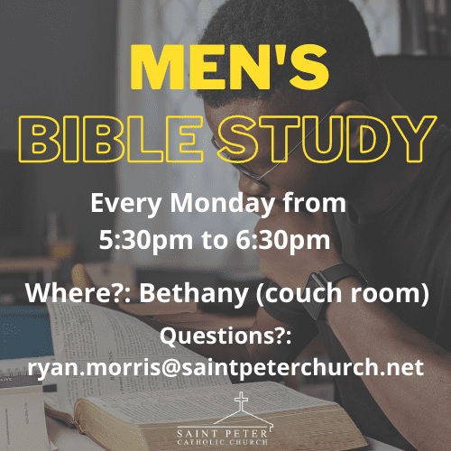Join Men’s Bible Study