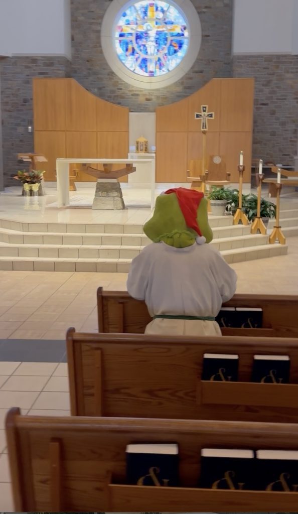 Merry Christmas from Saint Peter Life Teen & The Grinch!
