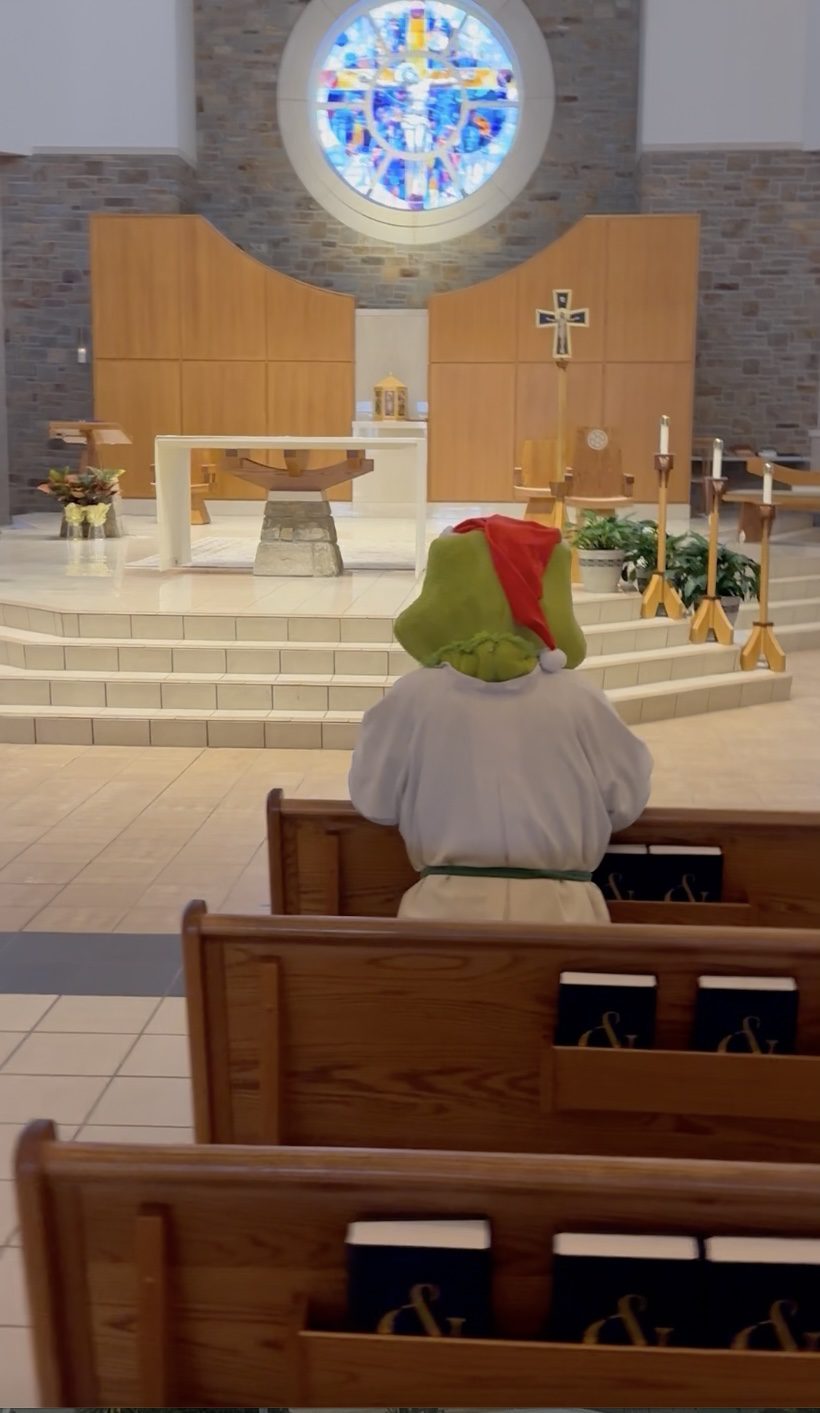 Merry Christmas from Saint Peter Life Teen & The Grinch!